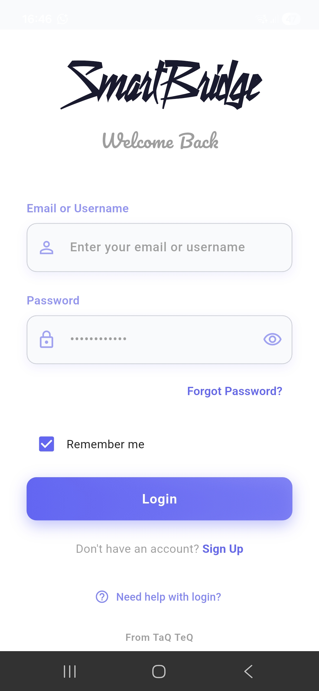 SmartBridge Screenshot 1