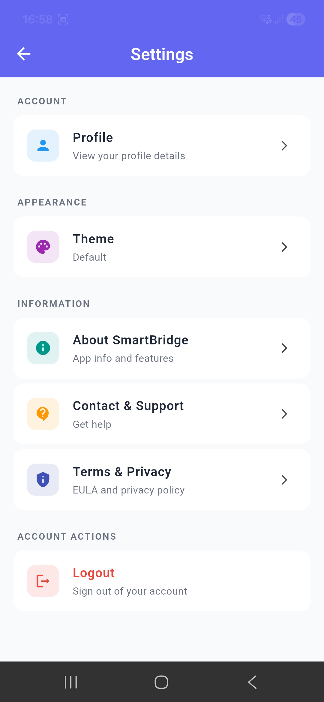 SmartBridge Screenshot 18